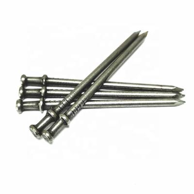 China Double Flat Head Galvanized Nail With Iron Hangers Duplex Head Nails for sale