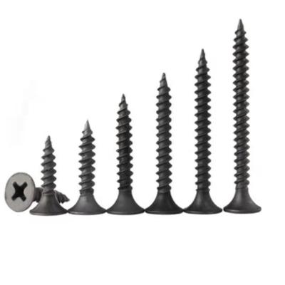 China Flat Bugle 3.5x25mm Carbon Steel Gray Phosphated Philip Bugle Head Drywall Screws C1022A Wood Screws For Gypsum Board for sale