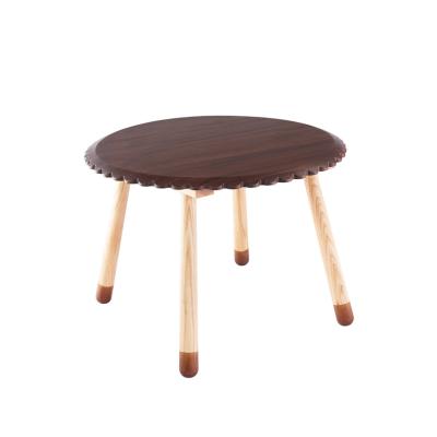 China Modern Nordic Wooden Solid Wood Table Kindergarten Chair Black Walnut Ash Table Kindergarten Table And Chair Kids Room Biscuit for sale