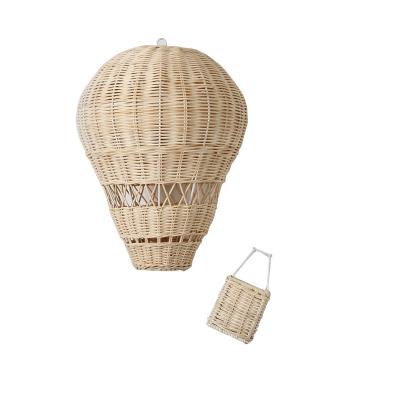 China Children's Room Rattan Air Balloon Photography Preschool Agency Decoration Handmade Weaving Home Products for sale