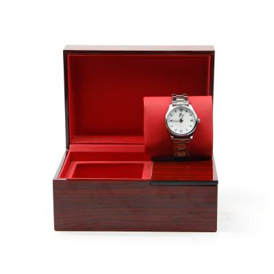 China Fashionable Custom Luxury Wooden Packaging Box, High Glossy Lacquer Watch Collection Box For Wholesale for sale