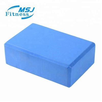 China Custom Colorful Adjustable Yoga Exercise MSJ Fitness Good Quality Eva Yoga Block Exercise Gym for sale