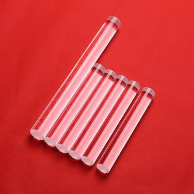 China High Temperature Resistant High Purity Quartz Rod Light Guide Rod Quartz Glass Tube Custom Quartz Instrument for sale