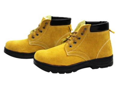 China Electric Welding Shoes Yellow High Temperature Resistant Work Shoes Safety Protection Work Shoes Te koop