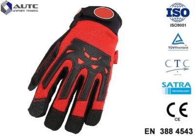 China Nitrile Mens Safety Hand Gloves Comfortable Fit Dexterous Durable Impact Protection for sale