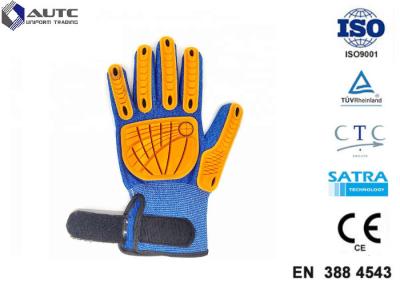 Κίνα Metal Fitted Work PPE Safety Gloves Non Toxic Material Strong Grip Anti Slipping Palm προς πώληση