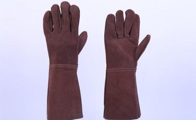 Κίνα Welding Gloves Two-Layer Full Cowhide Welding Gloves Thick Wear-Resistant And Heat-Insulating Labor Protection Gloves προς πώληση