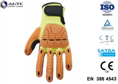 Κίνα Two Layer Half Leather PPE Safety Gloves fire resistance προς πώληση