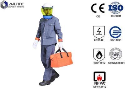 中国 8 Cal PPE Safety Wear Uniforms ASTM F2621 Anti Fire Category 1 Oil Resistant 販売のため