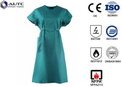 China Care Wear Nurse Surgical Green Scrubs , Maternity Medical Scrubs Reinforced Te koop