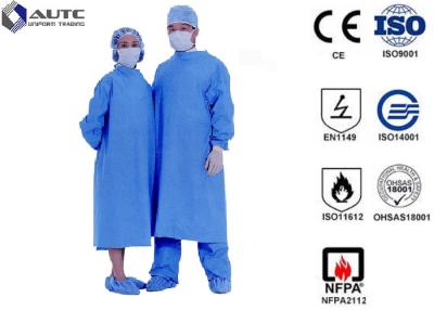 China Sterile Chemotherapy Disposable Hospital Scrubs Gowns  S-5XL Customized Size Te koop