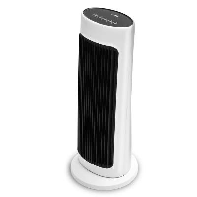 China Overheat Protection LED Touch Panel PTC Ceramic Heating Tech Electric Oscillating Home Fan Heater Te koop