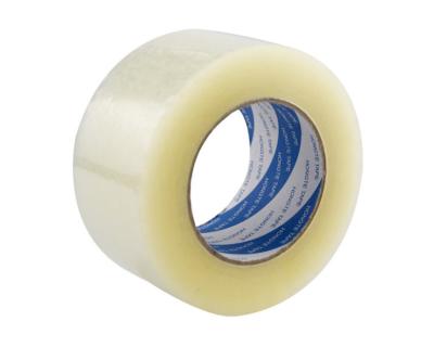 China 45um Thickness 100 Yard Transparent No Noise Hot Melt Adhesive Bopp Silent Packing Adhesive Tape for sale