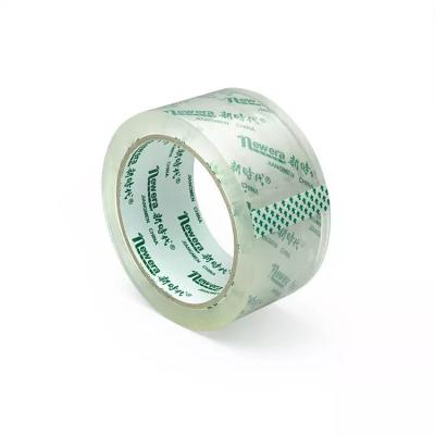 China 45micx48mmx60 / 100m Acrylic Water Activated Crystal Clear Adhesive Bopp Tape for sale