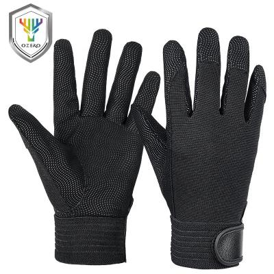 China Ozero Exercise Hand Gloves Cycling Black Slim Sports Gloves Abrasion Resistant Breathable Outdoor Bike Cycling Gloves Riding Full Finger Custom. for sale