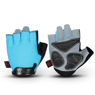 China Anti-Slip Gloves Leather Cycling Gel Padded Gloves Guantes De Ciclismo. for sale