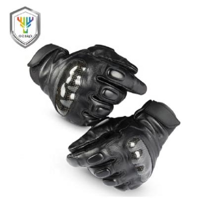 China Breathable Ozero Guantes Militar Tactical Motorcycle Racing Tactical Gloves Genuine Leather Short Hand With Knuckle Glove Luva Touch Moto. for sale