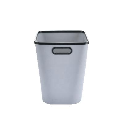 China New Large Rectangular White Trash Bin Waste Container Rubbish Bin Sustainable Sale Trash Can for sale