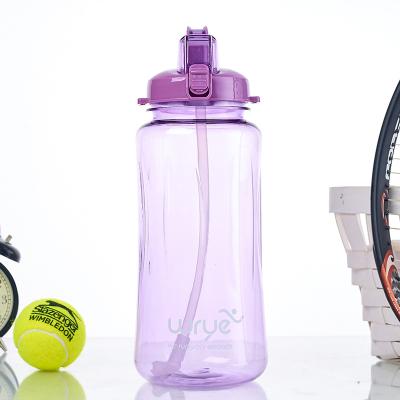 China Sustainable Sticker 1 Gallon Bottles Plastic 1Gallon Wholesale 2 Liter 2.2L Water Bottle Sports for sale