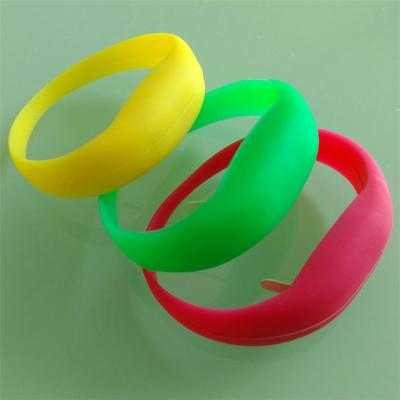 China Good Quality Multifunctional Nylon And Plastic Dmx Remote Control Led Bracelet For Party for sale