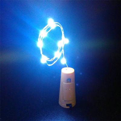 China Beautiful Led Bras Wine Stopper Wire String Light For Liquid Bottle for sale