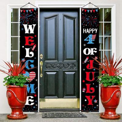 China Fun Memorial Day 4th of July Independence Day Patriotic Party Decoration Porch Sign for sale