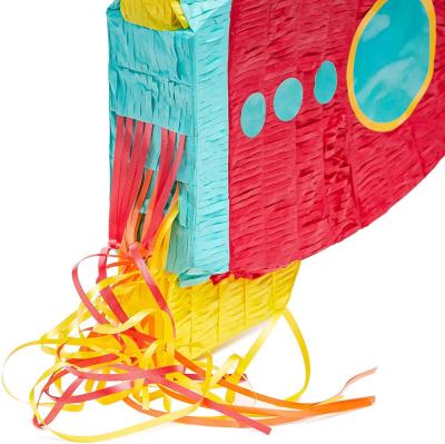 China Fun Rocket Ship Pinata for Space Birthday Party Supplies for sale