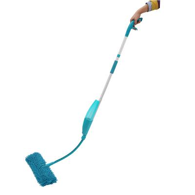 China YILE Sustainable Brand New Cleaning Products Household Cleaning Durable Flexible Blue Double Sided Microfiber Spray Mop for sale