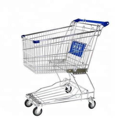 China Modern Supermarket Shopping Cart Metal Wire Grocery Bin for sale