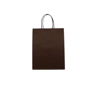 China Custom Eco-Friendly Craft Recyclable Boutique Grocery Kraft Paper Gift Tote Bag Shopping Paper Bag With Logo for sale