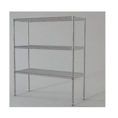 China Balcony Steel White Household Warehouse Floor Corner Rack Iron Shelf Supermarket Display Storage Multi-Layer Shelf for sale