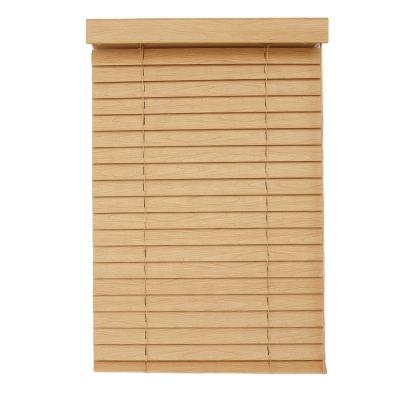 China Waterproof Elegant Waterproof Faux Wood Venetian Window Blinds Blinds For Project for sale