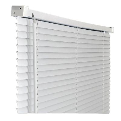 China Best Selling Eco-friendly/Waterproof/Fireproof Factory Price 25mm Wood Grain PVC Venetian Window Blinds For Apartment for sale