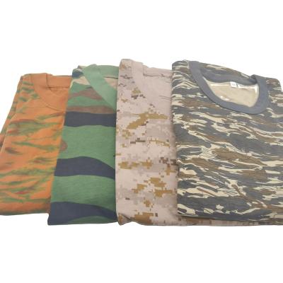 China 100% Cotton Jungle Camouflage Camouflage Outdoor Tactical Military Anti-Wrinkle T-shirt for sale