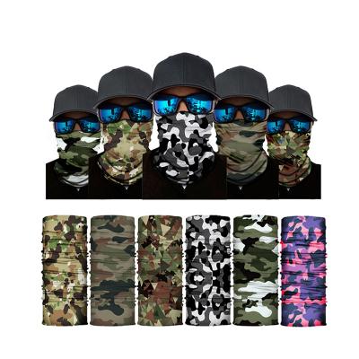 China Multifunctional Outdoor Sports Fishing Scarf Riding Tie Dye Bandana Shorts Seamless Mask for sale