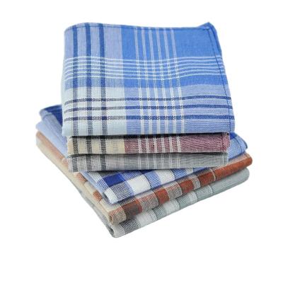 China Hot Selling New Stripe Products Mens Handkerchief 100% Cotton With Discount for sale