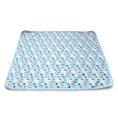 China Eco-freindly wholesale velor baby reusable waterproof diaper changing pad diaper washable diaper changing mat for sale