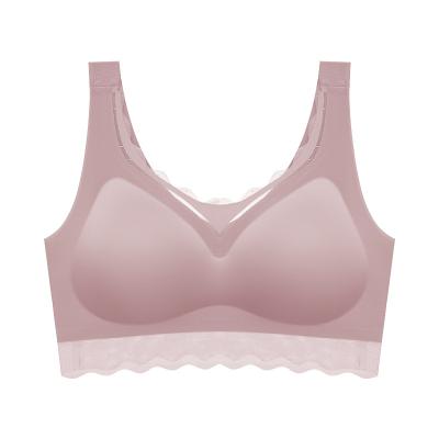 China QUICK DRY Ladies Sports Bra women Wire Free custom Lacework Seamless OEM Cup for sale