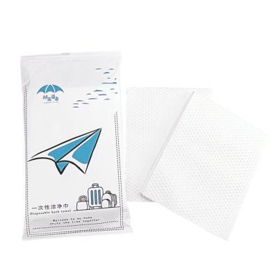 China Soft Customization Face Towel 2 Pcs Set Hair Salon Hotel Bathroom Supplies Biodegradable Disposable Towel Sets Hair Towel for sale