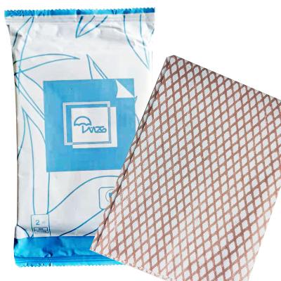 China Soft hot sale paper towel 30*65 beauty hair salon nonwoven hair wrap towel set disposable hair towel for sale