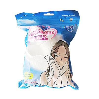 China Outgoing Sale 50pcs Portable Hot Nonwoven Towel Mini Compressed Towel For Christmas Compress Candy Disposable Towel From Japan for sale