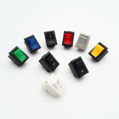 China rleil 2 pin 3 pin 4 ON/OFF pin on off mini rocker switch kcd1 t85 10a 250vac t105 for sale