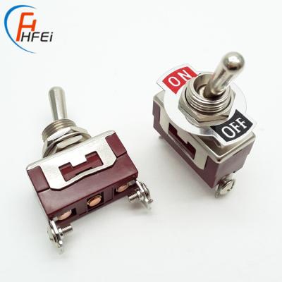 China Haifei 2019 Hot Sale 2 Position 3 Position Switch Toggle Waterproof Electric Rocker 16A Electric Inverter Locked for sale