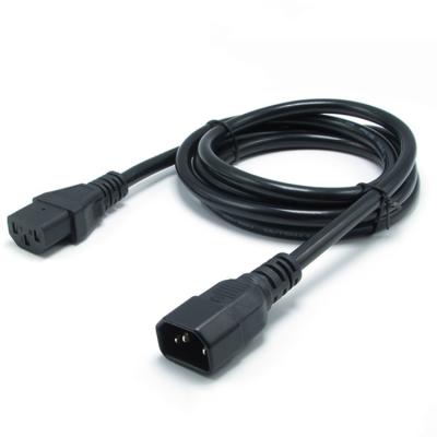 China HF Male Connector AC Power Industrial Electrical Cable For Computer Power Cord c13 to c14 cables for sale