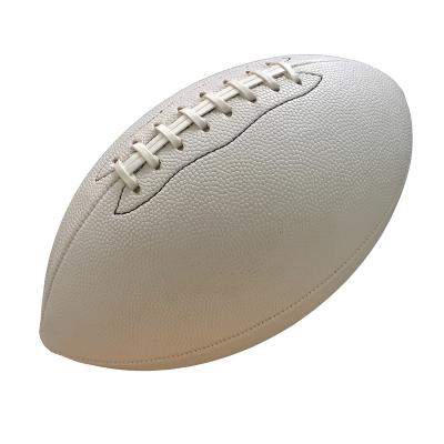 China PATTONLEX Durable Custom Leather Machine Stitched American Football Ball Size 9 For Adult for sale