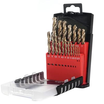 China Well Drilling 25pcs HSS Twist Drill Set, Professional Woodworking Drill Set Softwood and Hardwood, Full Grinding - for Drill and Cordless Drill for sale