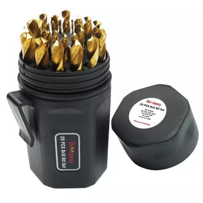 China Amazon Chioce 29PCS M2 HSS Well Twist Drill Bits Set For Stainless Steel, Metal, Wood, Cast Iron, Plastic for sale