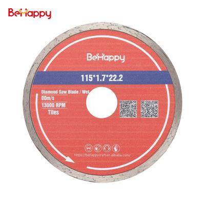 China Granite BEHAPPY 115mm Diamond Cutting Saw Blade High Quality Tile Marble For Granite for sale