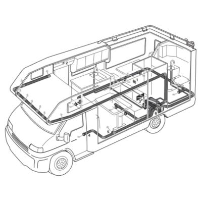 중국 CR12 China JP 6000W Air and Water Integrated Diesel Heater for RV Motorhome Caravan Similar to Truma 판매용