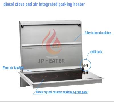 Chine JP New 2.2kw Diesel Stove With Air Heater Combi UNIT Similar to Wallas for Caravan Boat support Bluetooth control à vendre